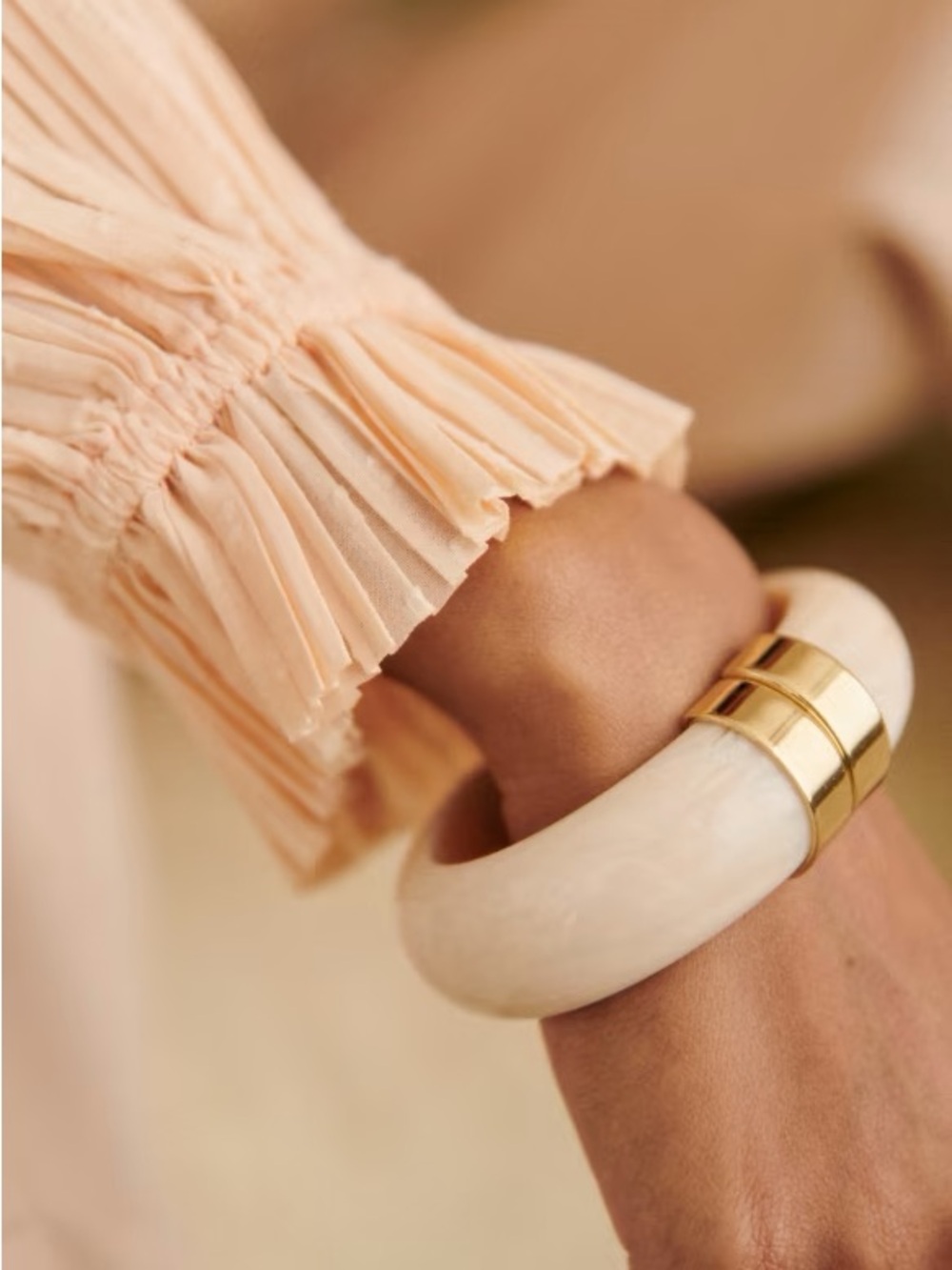 NEW Sézane Leo Bracelet in Ecru